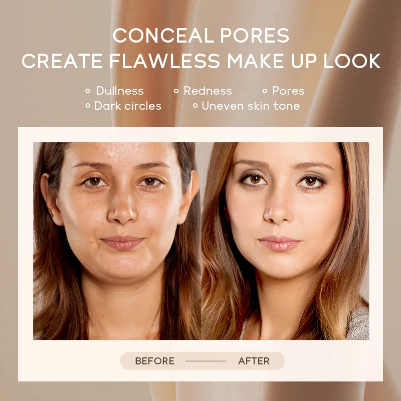 CC クリーム 30 ミリリットル保湿ナチュラルブライトニングコンシーラー持続非除去ノンケーキパウダー修復コンシーラー液体