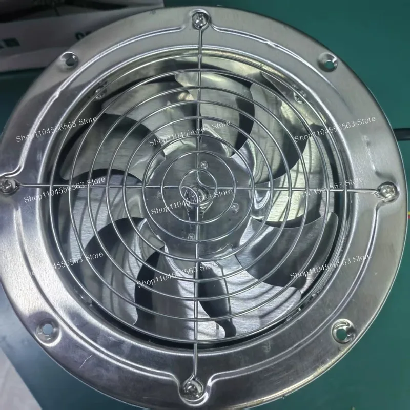 4 Inch Stainless Steel Pipe Exhaust Fan, for Toilet & Kitchen, Powerful Booster Extractor, Window Ventilation Blower