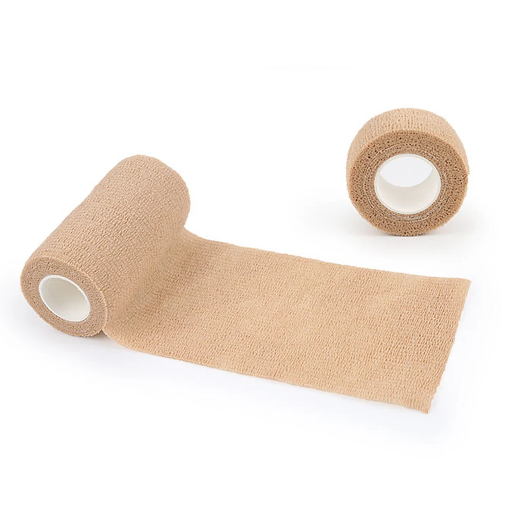 5 Stück 2,5/5/7,5/10 cm selbstklebende elastische Bandage, kohäsives Vliesband, Einwegband für Sport, Befestigung, Finger, Handgelenk, Bein – Detail 16