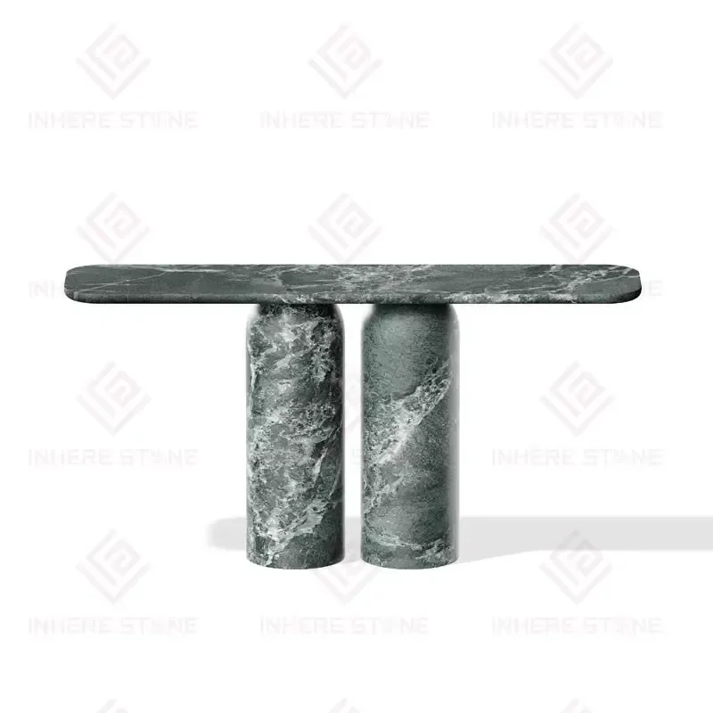 Light Furniture Living Room Green Marble Console Table Hallway Custom White Marble Console Table Red Marble Entry