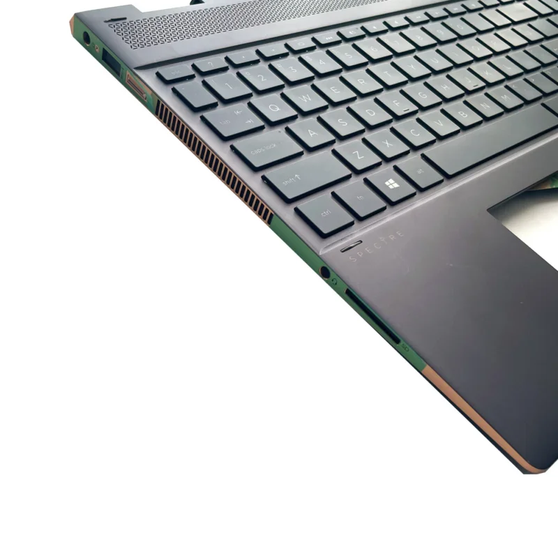 لوحة مفاتيح بإضاءة خلفية لـ hp spectre x360 15-ch ، مستعملة us