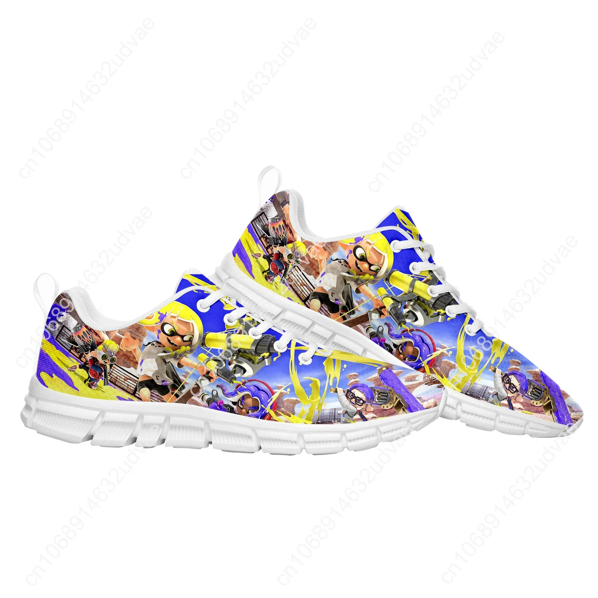Splatoons Game Sports Shoes Mens Womens Teenager Kids Children High Quality Sneakers Casual Custom Quality Couple Shoes