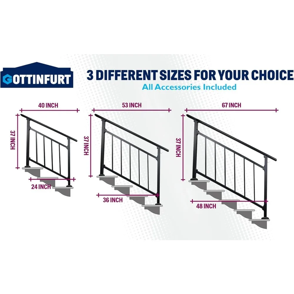 ราวจับบันไดภายนอกแบบ 4 ขั้นตอนที่ได้รับการปรับปรุง, ราวจับภายนอกแบบอเนกประสงค์สำหรับขั้นบันได