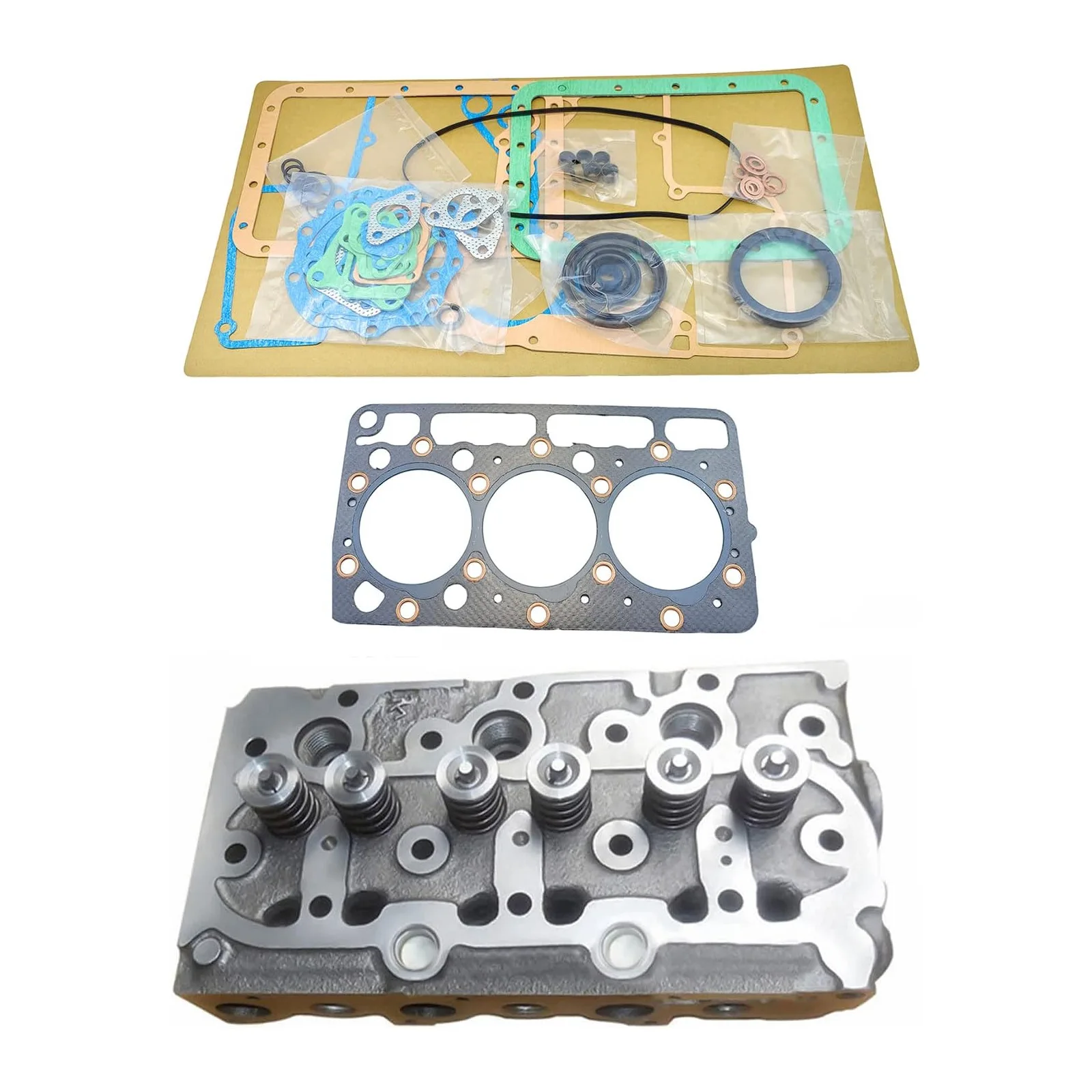 

Engine cylinder head with overhaul kit for Kubota D850 B1550D 1926703040