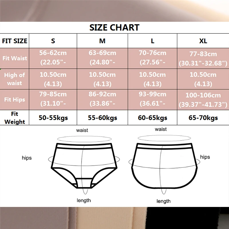 3PCS/Set Seamless High Waist Women Thongs G-String Hip Lift Body Elastic Shapin… - Image 6