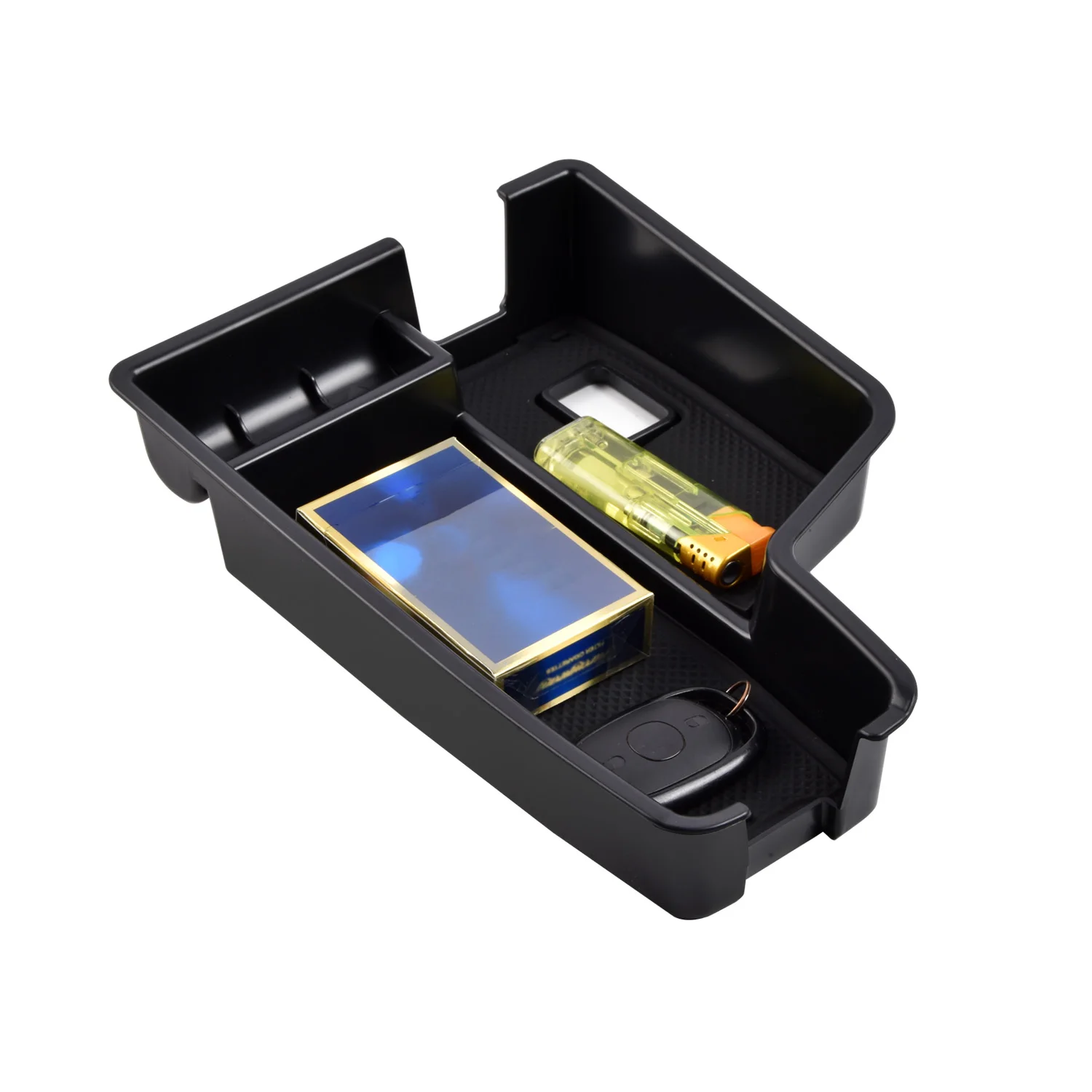 ABS Schwarze Mittelkonsolen-Armlehnen-Aufbewahrungsbox, passend für BMW 3er F30 2013-2016, Auto-Aufbewahrungs- und Ordnungshilfe – Detail 4
