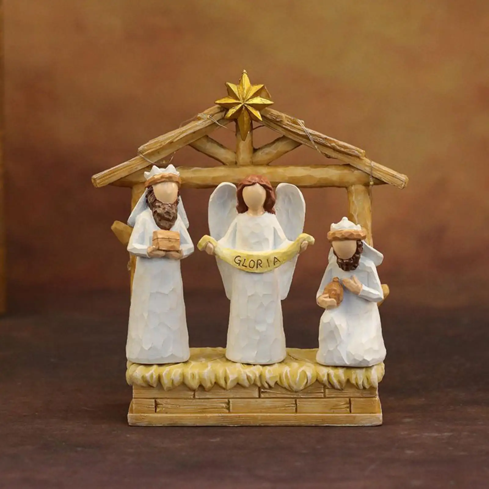 Nativity Set Nativity Set Jesus Figurine Tabletop Scenes 12 Pieces Manger Statue Christmas Decorations For Home Bedroom