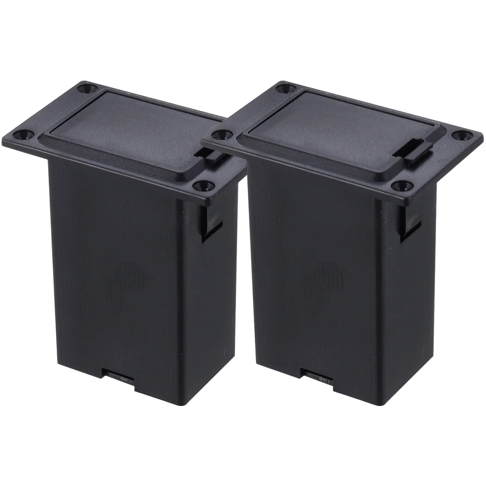 

2 Pcs Lj02 Box Guitar Accessories Music Instrument Accessory Bass Container Holder Parts Durable Case