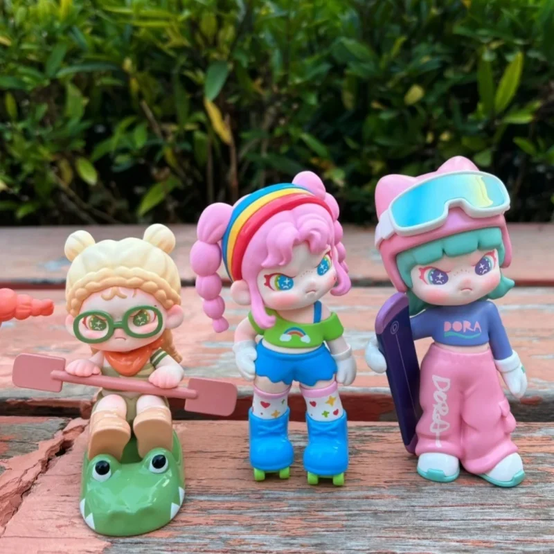 

Genuine Dora 4th Generation Escape Plan Series Blind Box Cute Collectible Figurine Doll Ornament Mystery Toy Girl Gift