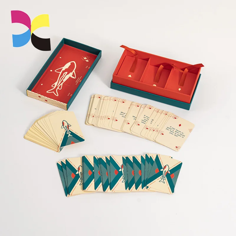 benutzerdefinierte.Luxuriöses Spiel-Themen-Design, Grußkarte, Offsetdruck, hochwertiges, ausgefallenes Papier, Kunst, Duplex-Brett, Pappe, Druck