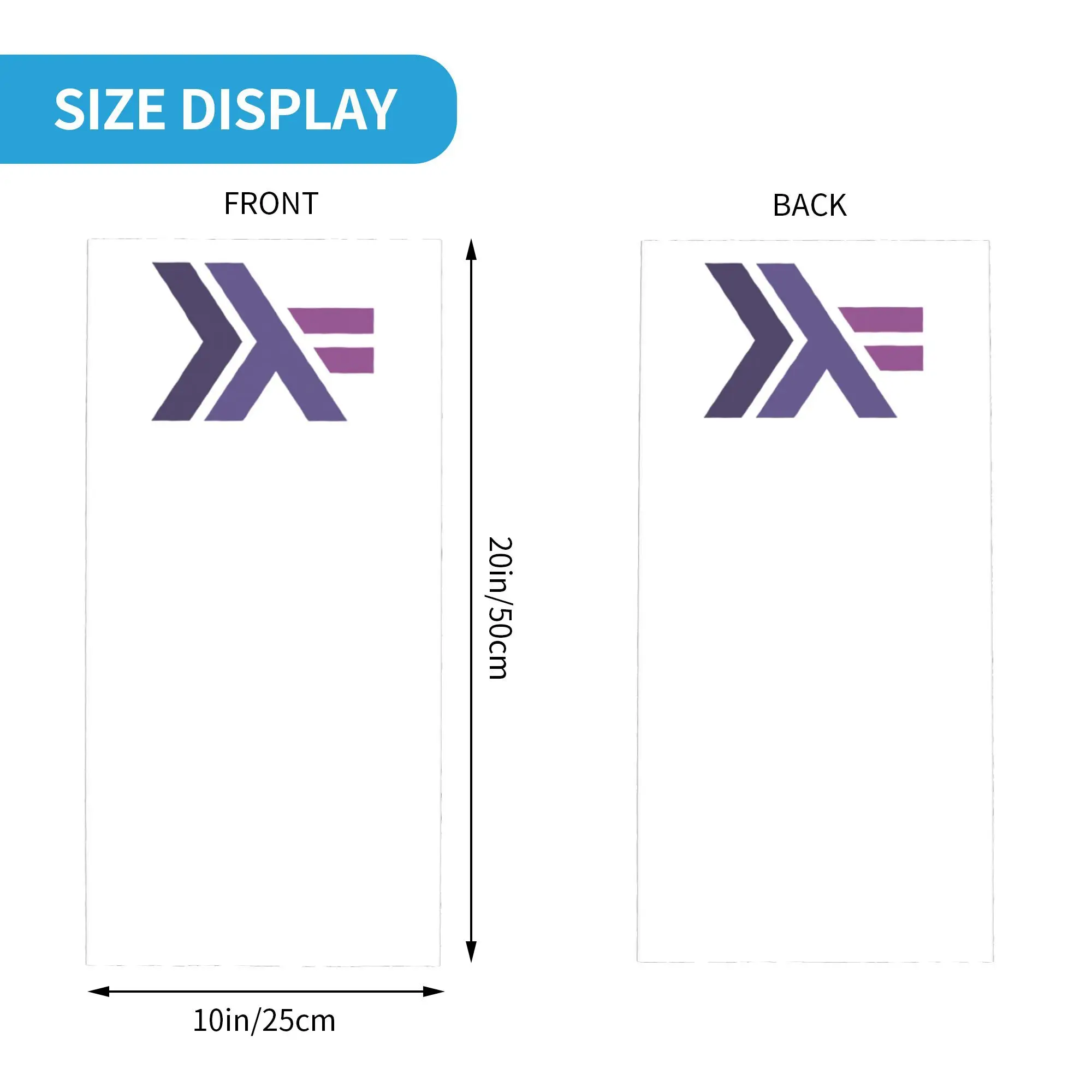 وشاح قناع مطبوع برقبة باندانا رسمي من هاسكل، عصابة رأس متعددة الاستخدام للجري للرجال والنساء والكبار طوال الموسم