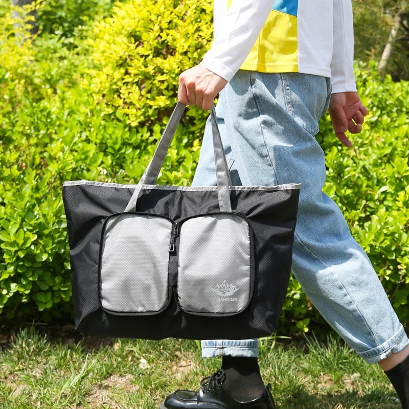 2024New Travel Folding Bag,Ultra light Sports And Fitness Large Capacity Multicolor Multifunctional Outdoor Handbag/Shoulder Bag