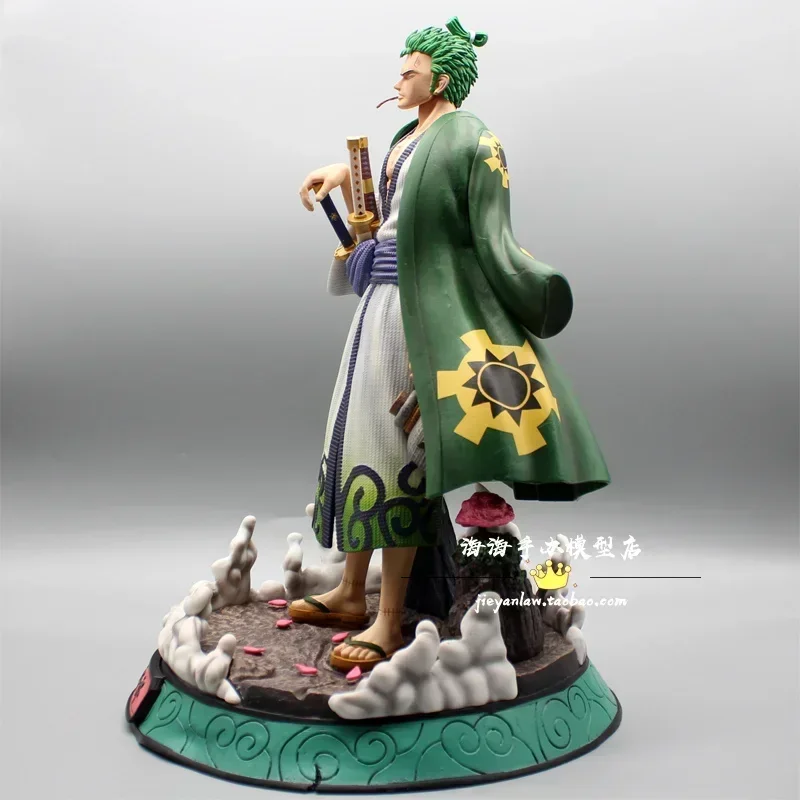 38cm Large Handmade Anime One Piece Character, Dreamy Sauron Series, Kimono Sauron Pvc Model Accessories, Youth Toy Gifts