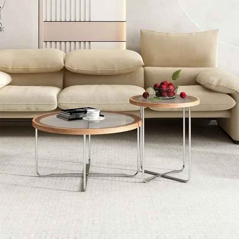 Mechanism Modern Coffee Tables Living Room Round Glam Simple Coffee Tables Minimalist Luxury Modern Couchtisch Hotel Furniture