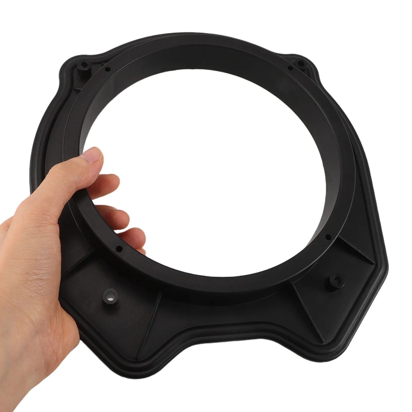 2Pcs Car Audio Speaker Spacer Rings Solid Material Anti-Vibration Car Speaker Adapter Bracket Replacement for Stereo Sound