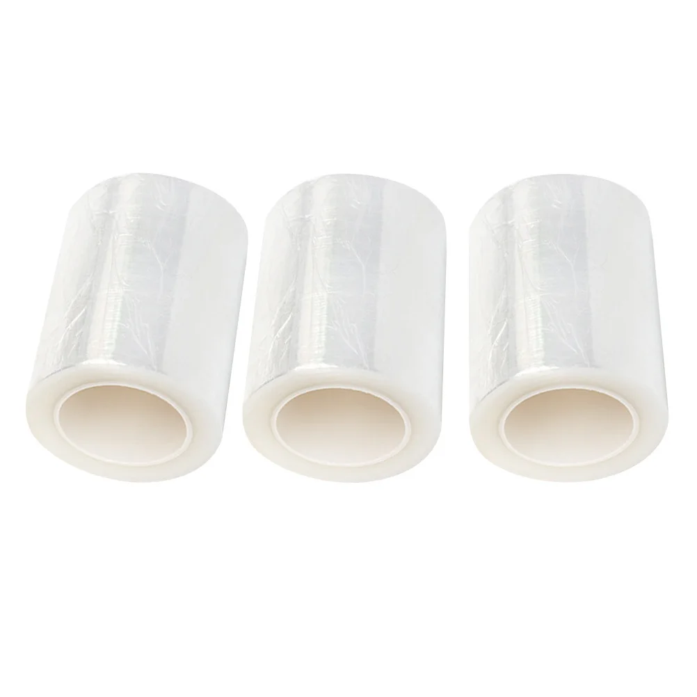 3 لفات من طبقة تطريز الشفاه البلاستيكية تغطي آمنة وصديقة للبيئة لصالونات التجميل المنزلية