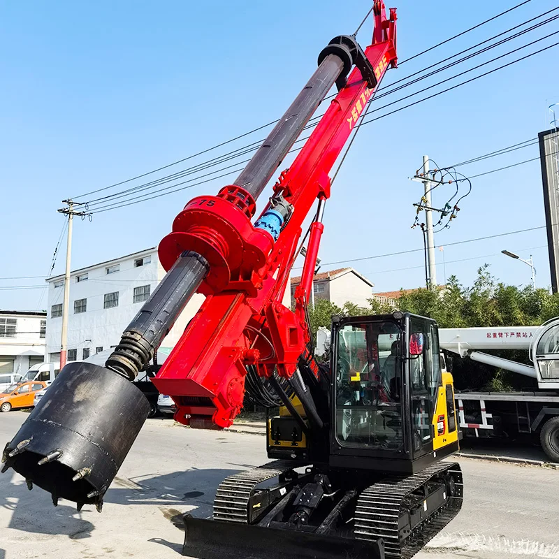 ZR140 Rotary Drilling Rig Crawler Drill Rig Borehole Equipment 44m Depth 1400mm Diameter for Foundation Engineering