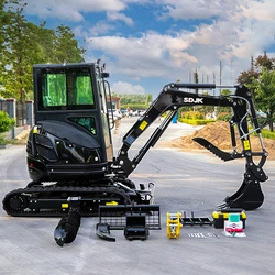 China Crawler Digger FREE SHIPPING 1800kg mini excavator small digger crawler excavators 2 ton new bagger for sale