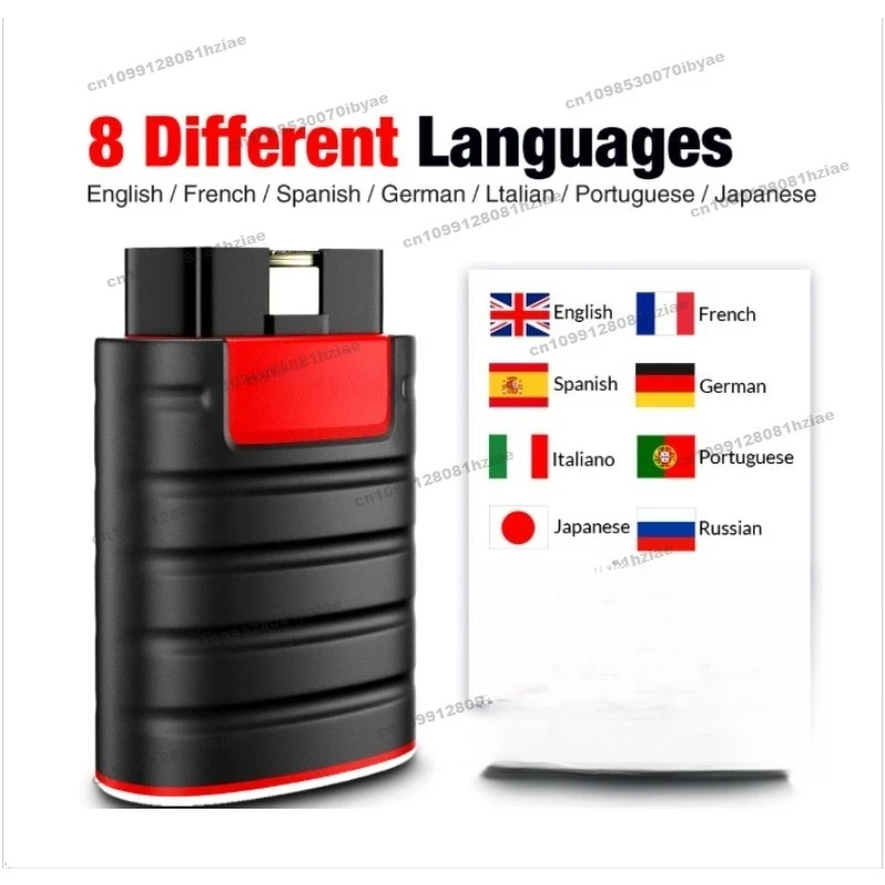 Obd2 Car Fault Diagnosis Instrument, Overseas Multilingual Version, with A Free Software with DEMO
