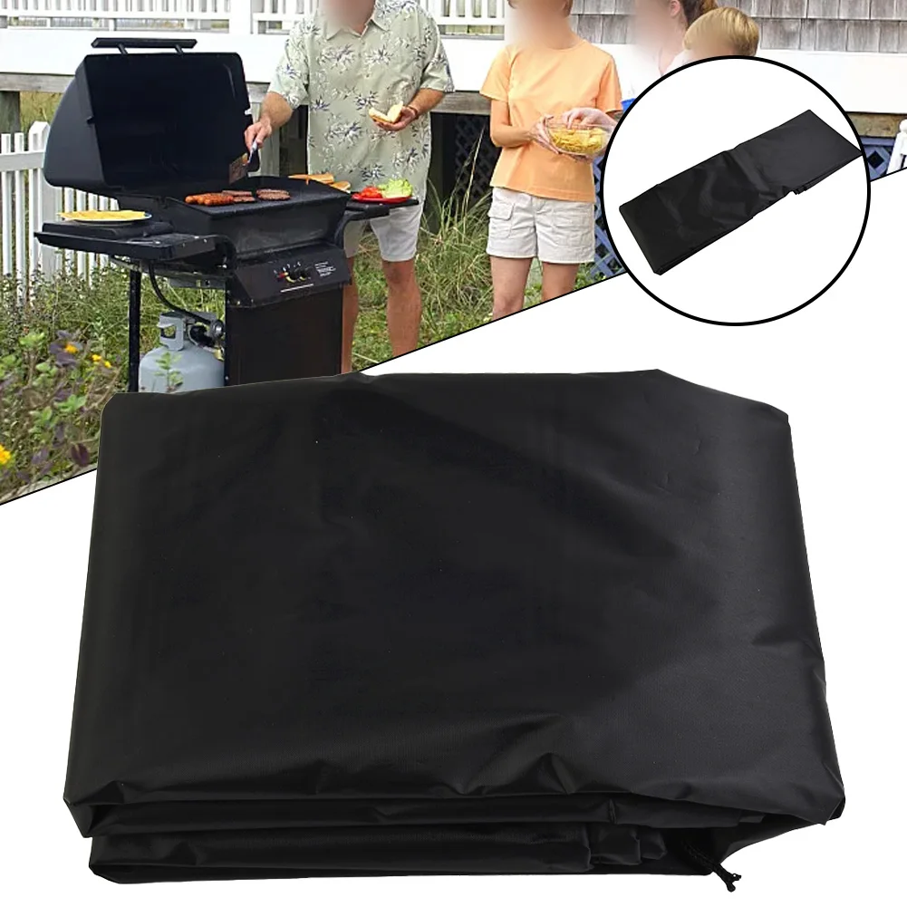 1 Pack Dust Cover BBQ Black Portable Premium Waterproof Accessories Attachment Dustproof For Weber Q2000/Q3000