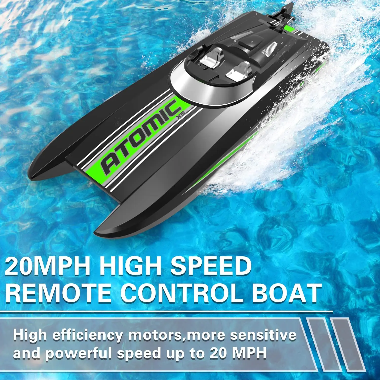 Picture 4: Remote Control Boat with Self-right & Reverse Function (795-5 Black)