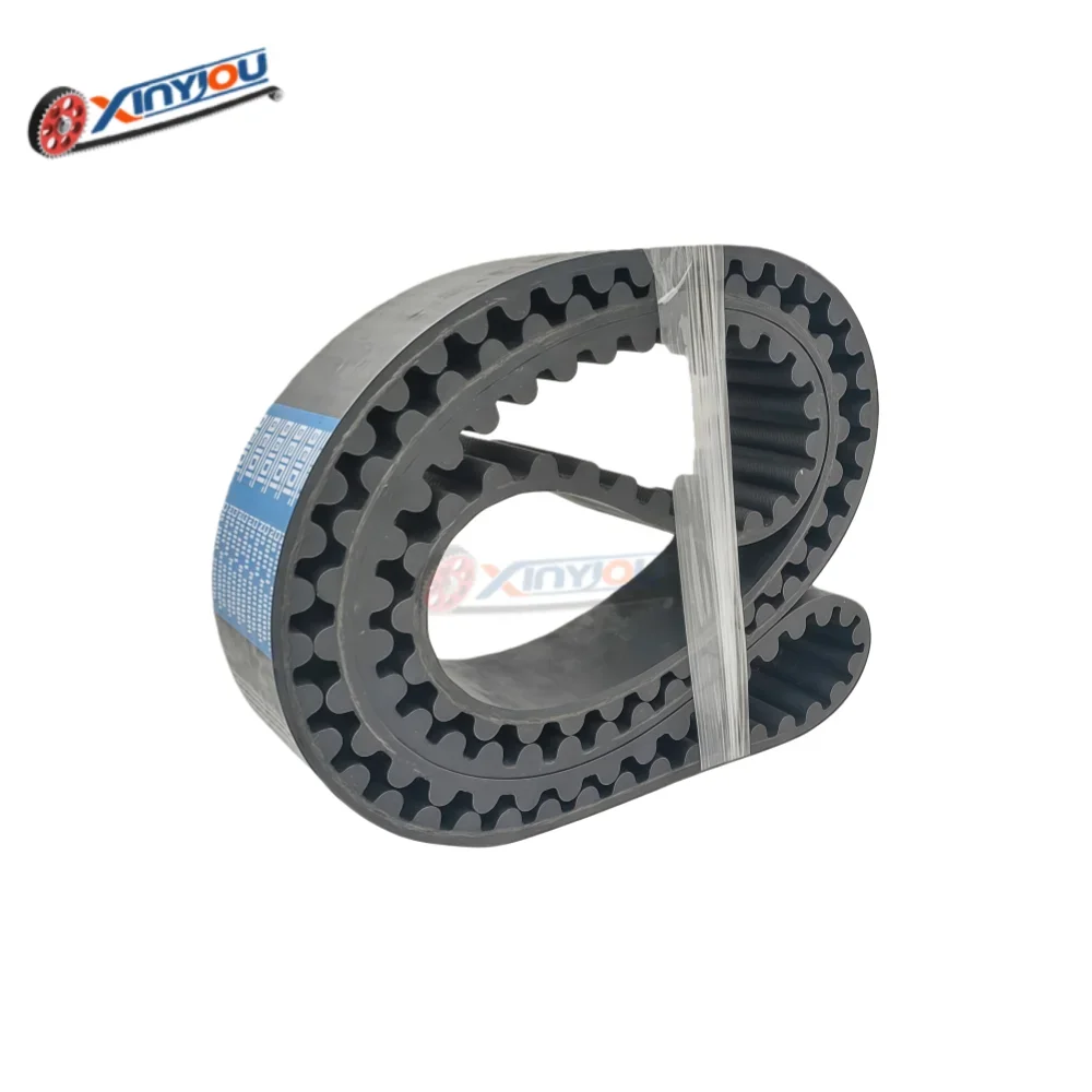 HTD8M Timing belt Pitch=8mm Belt width15/20/25/30/40/50 mm length pitch248/256/264/272/288~584/592/600 for industrial machinery