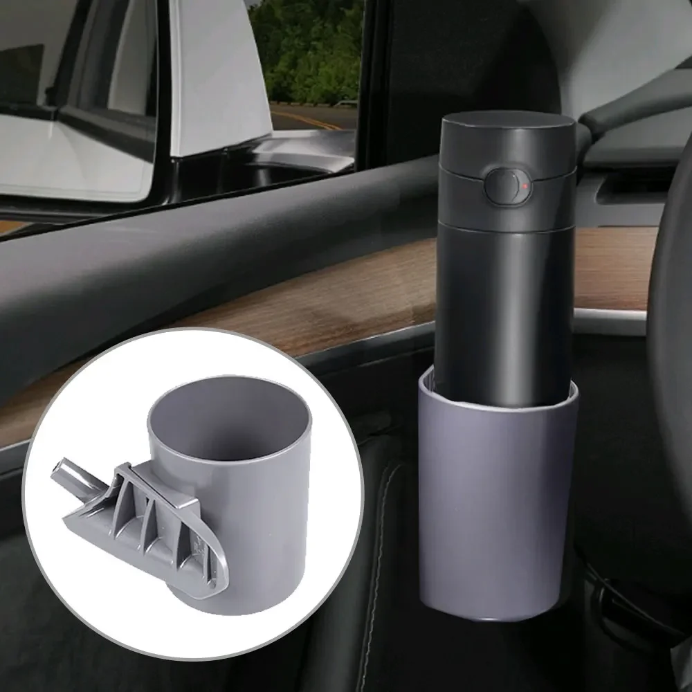 4Pcs Auto Door Cup Holder Special Door Car Cup Storage Box Rack Stand Drink Holder Tool Interior For Tesla Model 3 Y