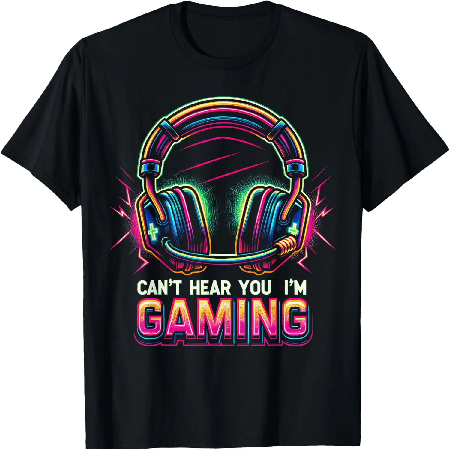 Funny Gamer Shirt for Boys Teens Men Video Gaming Graphic T-Shirt 100% cotton short sleeve tee