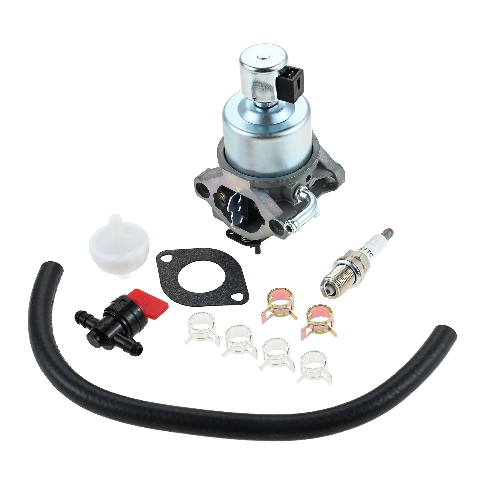 1Set Chainsaw Carburetor Kit Fit for 14.55HP/15HP/16HP/17.5HP Engine with 591731 Briggs Stratton Carburetor Fuel Shut-off Valve