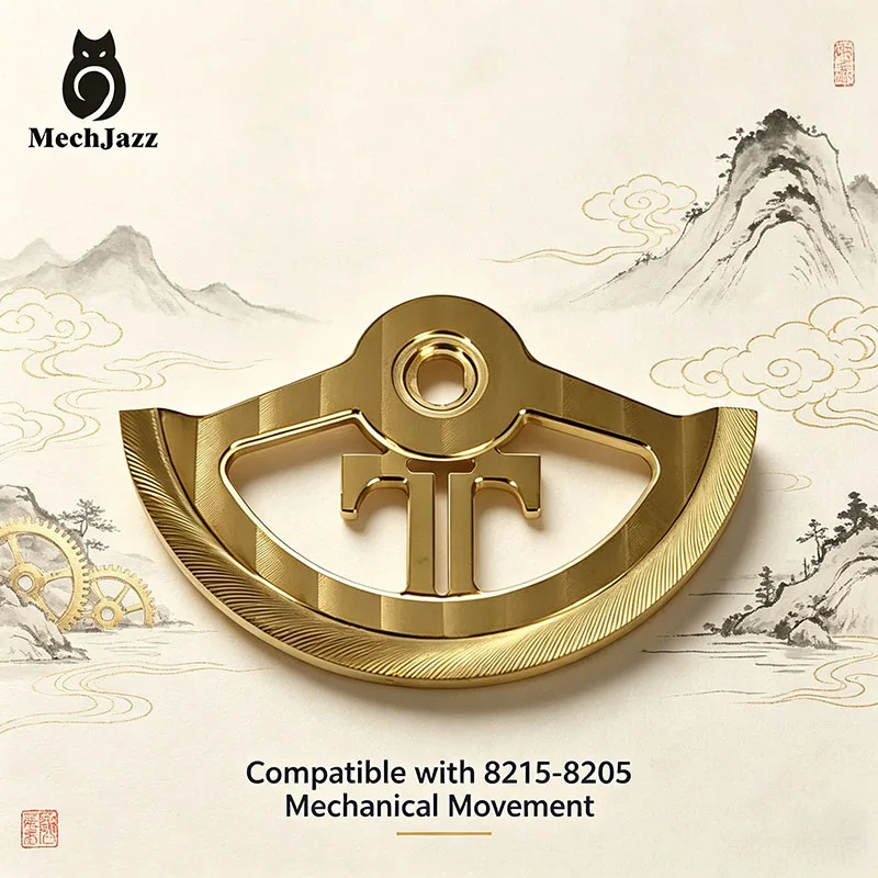 MechJazz T-Shape Oscillating Rotor, Compatible with Miyota 8215/8205 Movement, Watch Replacement Parts