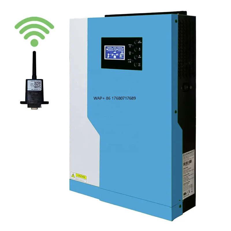 5KW Support With WiFI High Frequency Solar Controller 48V Built-in 100A Hybrid Solar Inverter