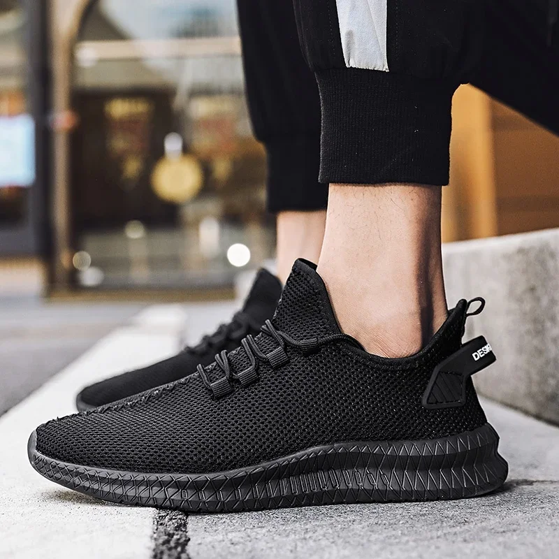 2022 New Shoes Men Sneakers Spring Summer Casual Shoes Breathable Mesh Running Shoes Man Fashion Comfortable Walking Footwear