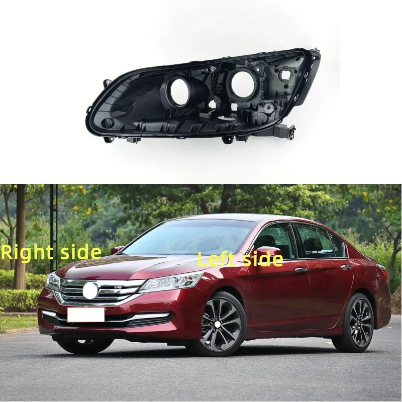 Headlight Base for HONDA Accord Nine Generations 2014 2015 Headlamp House Car Rear Base Front Auto Headlight Back House