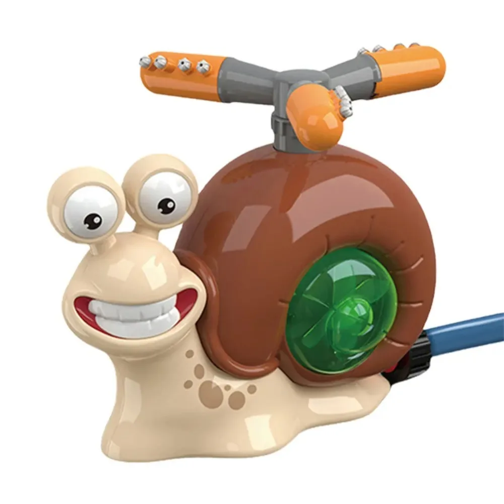 

Fun Plastic Snail Water Sprinkler Cartoon Rotating Spray Water Toys Garden Lawns Water Toys Boys