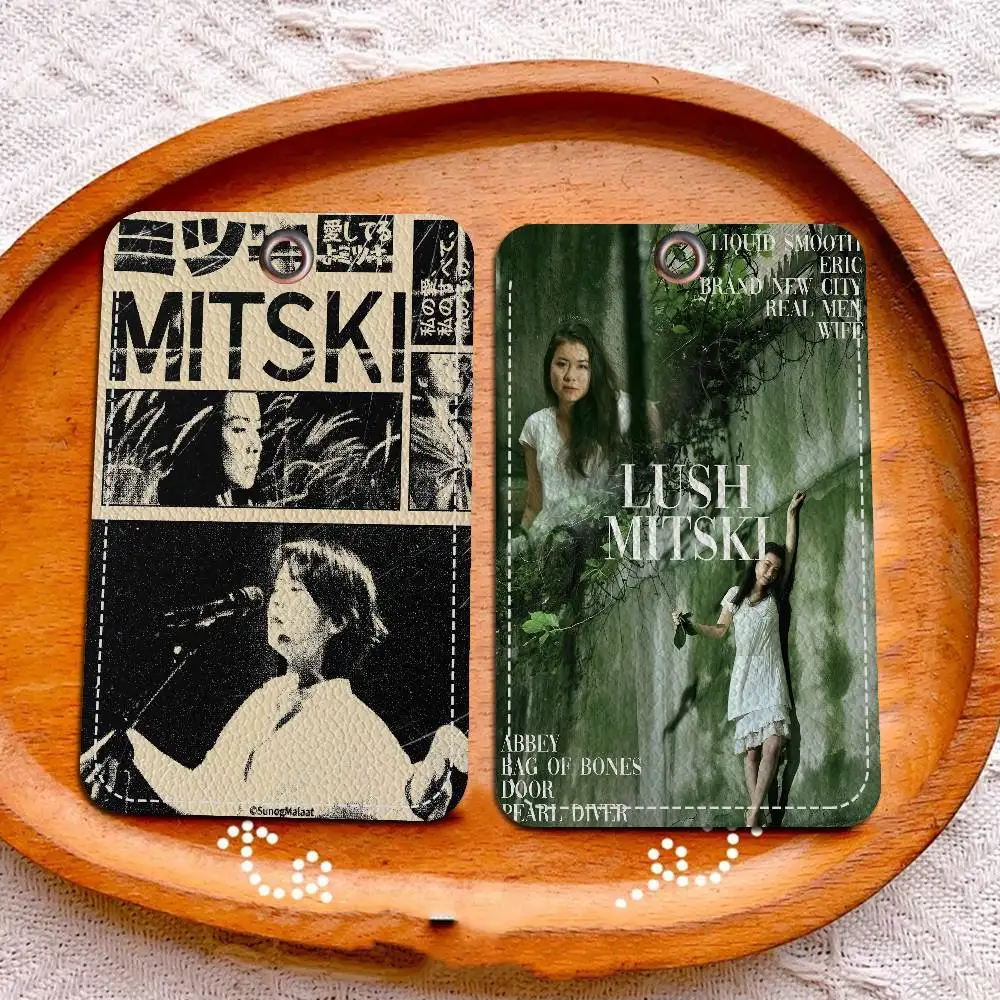 

M-Mitski Card Holders Student ID Card Protective Cover Cases Student Campus Access Cards Key Chain Anti-lost