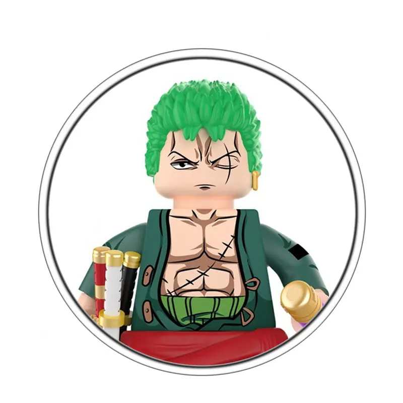 68-teiliges Neues Modell Luffy Zoro Nami Sanji Chopper Bausteine Mini-Actionfiguren Zubehör Halloween Weihnachtsgeschenk