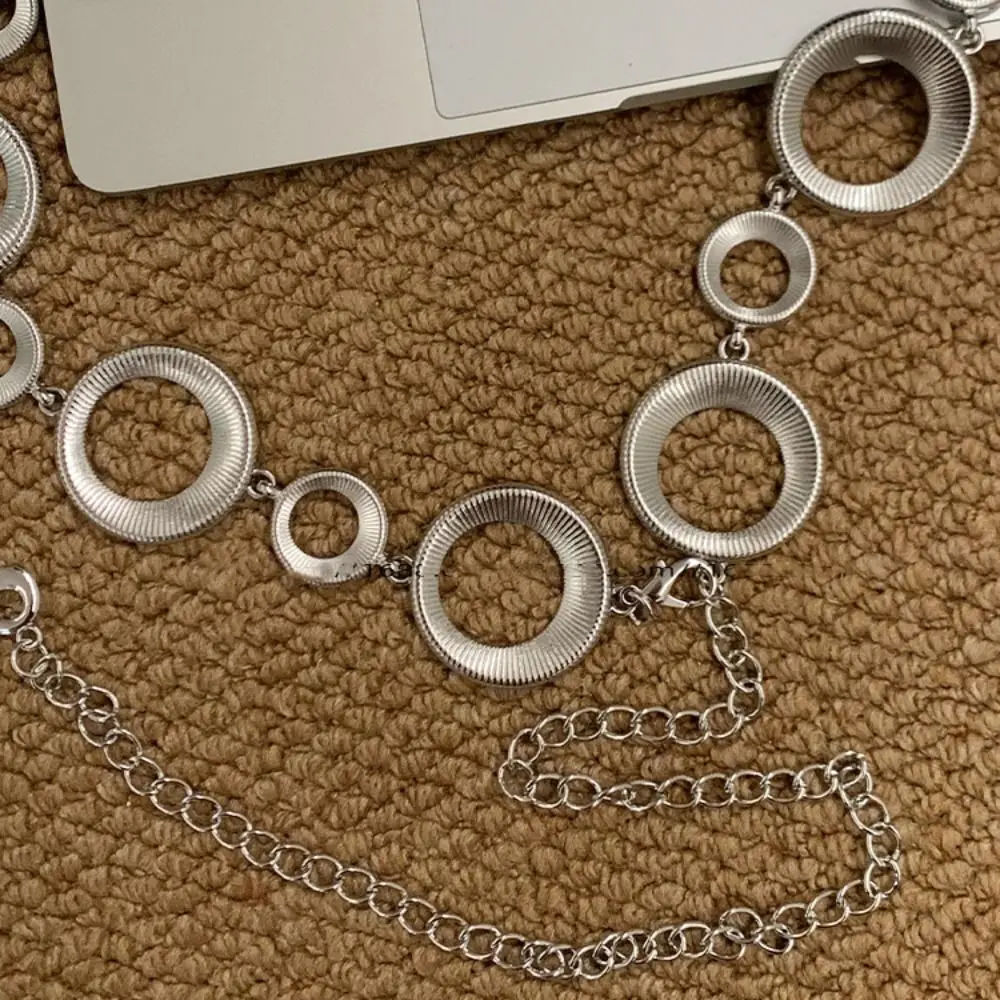 Цепочка на живот, металлическое круглое кольцо, поясная цепочка, Золотая цепочка для тела, богемная поясная цепочка, серебряный аксессуар, платье, поясная цепочка для женщин