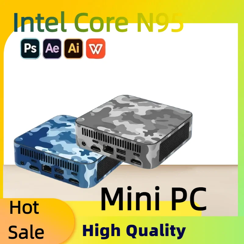 New MINI PC Core N95 16GB RAM 1TB 2TB SSD WIFI 6 BT5.2 4K HD Mini Gaming Office Study Pc
