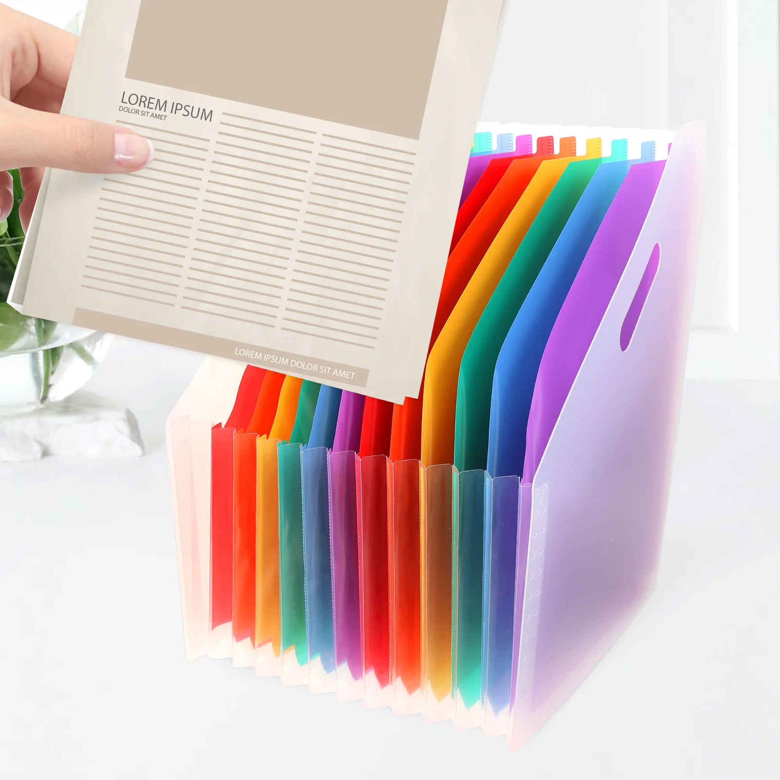 

Расширяемые пластиковые документы большой емкости, квитанции, офисные принадлежности, подвесной файл