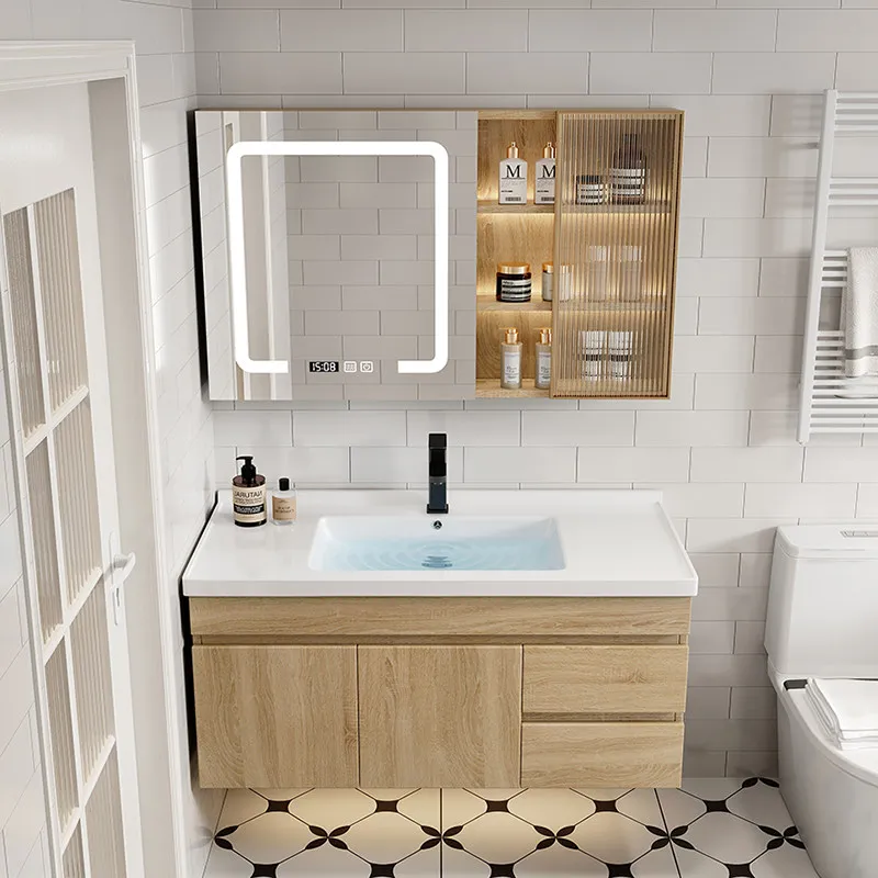 Mirror Storage Cupboard Organizer Toilet Partitions Display Space Saver Drawers Bathroom Cabinet Modern Gabinete Room Furniture
