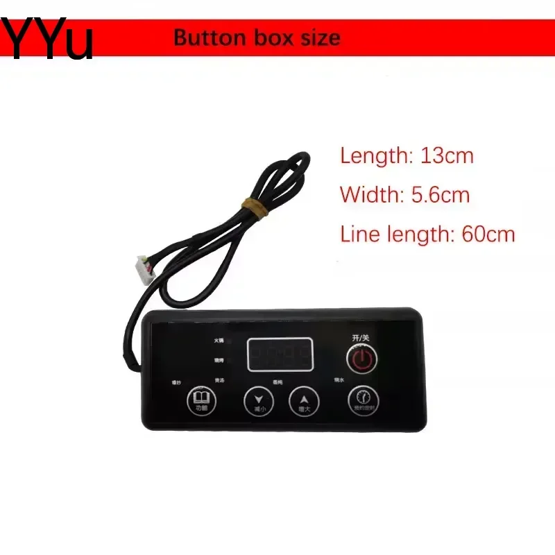 custom for 2100W Universal Induction Cooker Main Control Board PCB Motherboard Repair Replacement Part With Control Handle