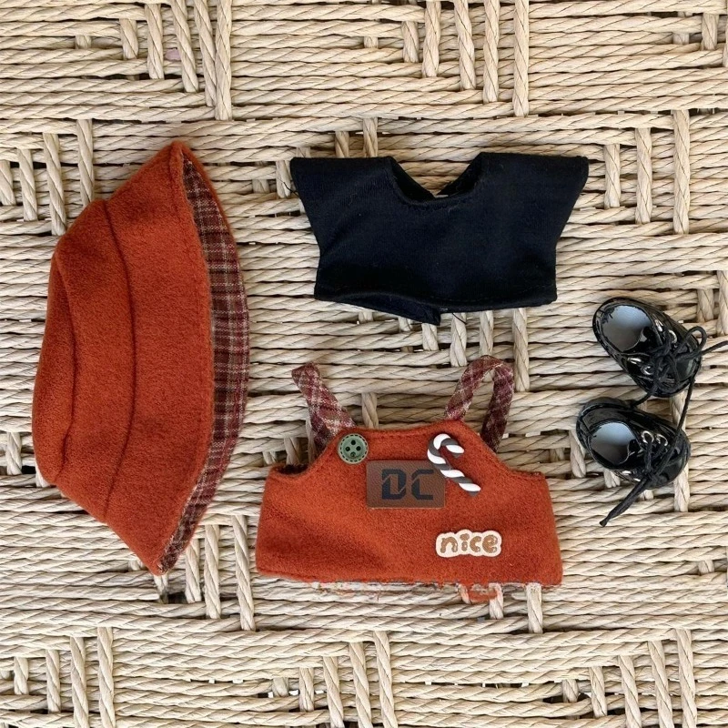 

Mini Doll'S Clothes Outfit Accessories For Korea Kpop Exo 15-17cm Labubu Idol 10cn cotton doll replacement suit Clothing Gift