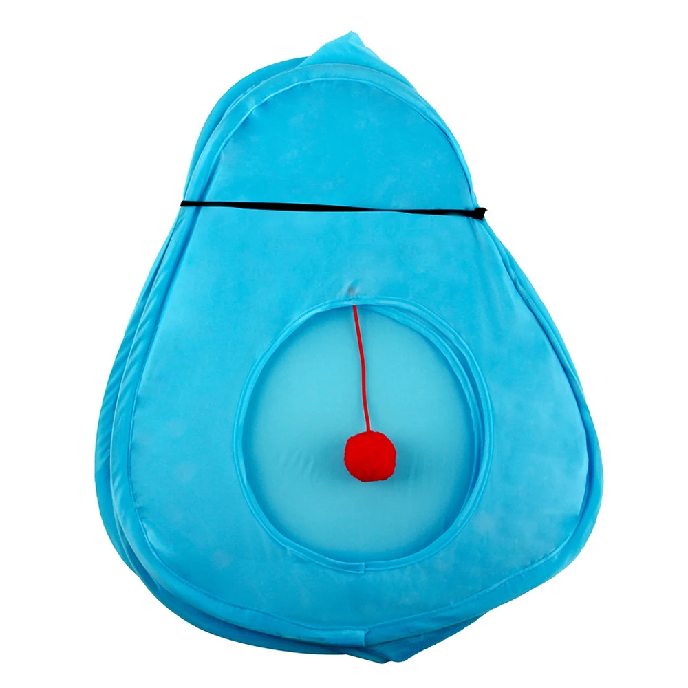 

Fun Cat Tunnels Inside Foldable Cube Cat Tent Kitty Puppy Toys Tent House Interesting Pet Tunnel Toy Small Dog Playing Training