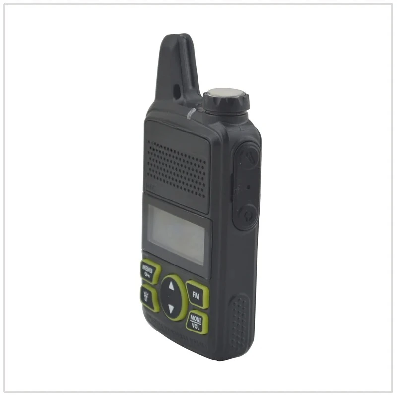1500mAh 5W  bf-t1 UHF walkie talkie 400-470MHz 20CH 1W Mini pocket radio baofeng t1 Ham FM radio with Earpiece,programming Cable
