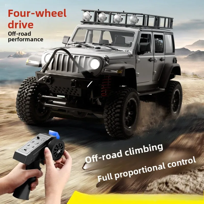 Full scale remote control off-road four-wheel drive climbing car modified adult model car