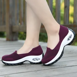 Shoes for Women Casual  2023 Anti Slip Outdoor Thick Sole Sloping Heel Breathable Casual Comfortable Sports Shoes Walking Shoes