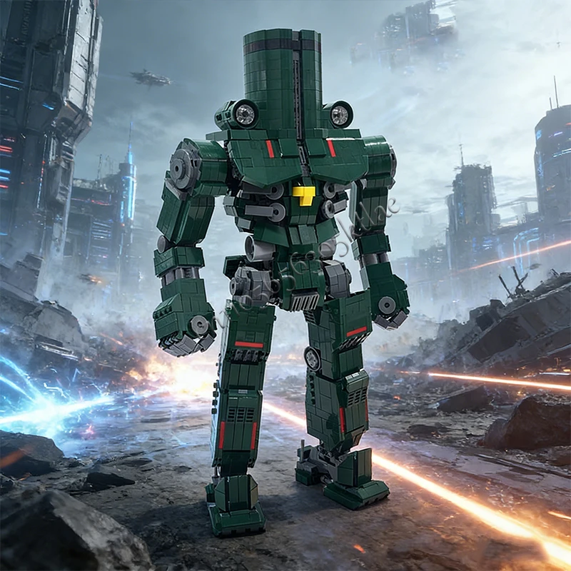 NEW 2461 PCS MOC Space Battle Helmets Series Cherno Alpha Mega Figure Model Custom Helmet Collection Creative Assembly Kids Gift