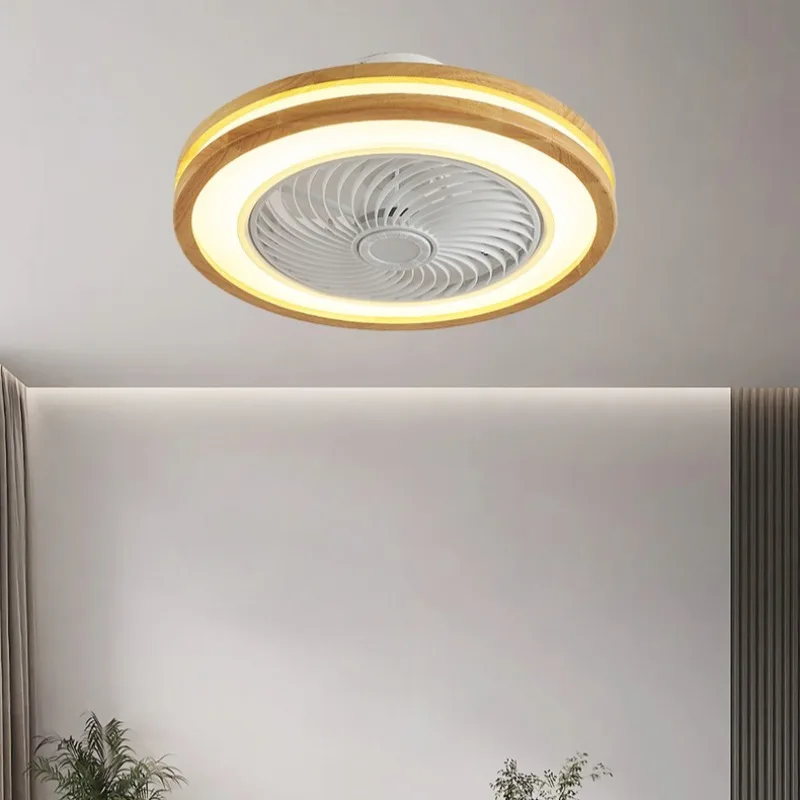 

Solid Wood Ceiling Fans Bedroom Lamp Log Dining Room Study Ceiling Fan Light