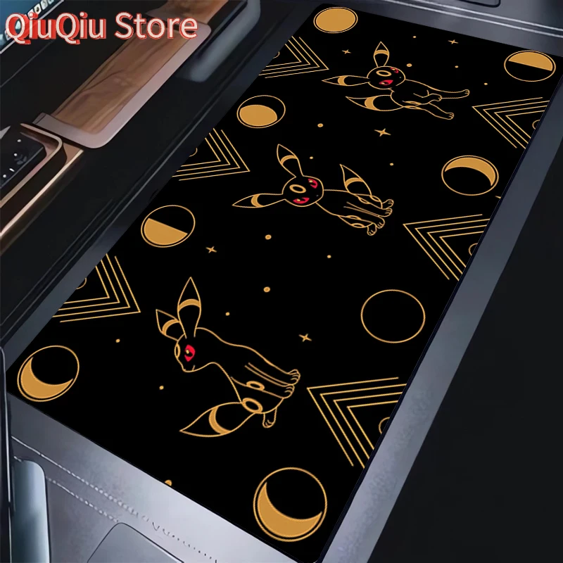 Mouse Pad Laptop Black Moon U-umbreon Mousepad XXL PC P-poke