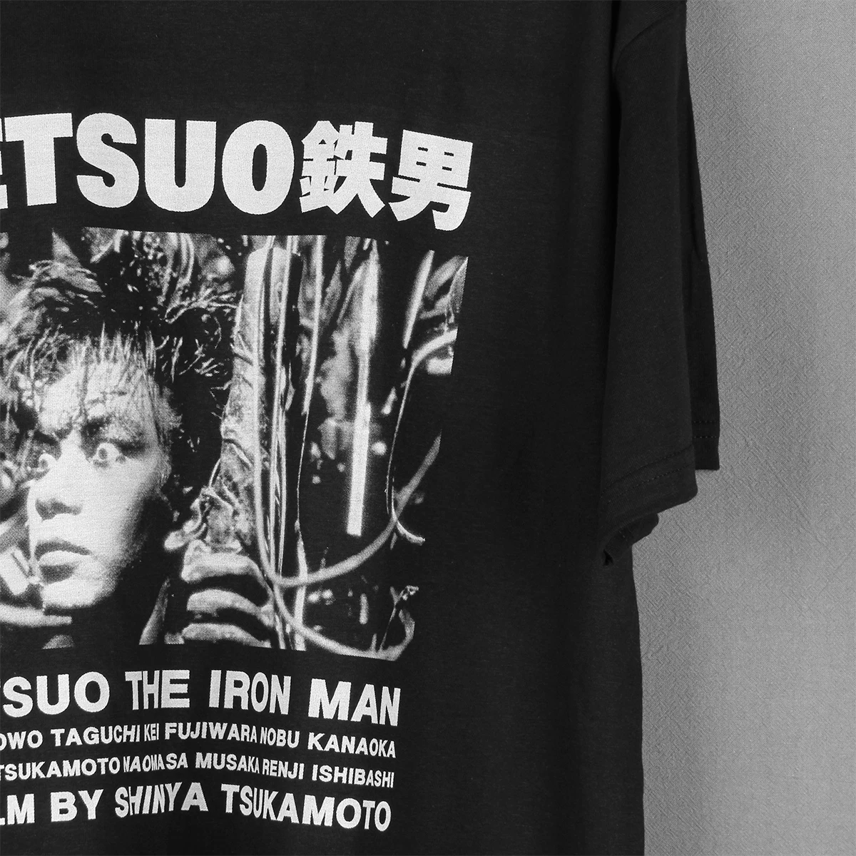 Tetsuo T-Shirt The Iron Man Japanese Movie Crazy Thunder Road Bullet Ballet Burst City Men Washed Cotton Tshirts Tee Shirt